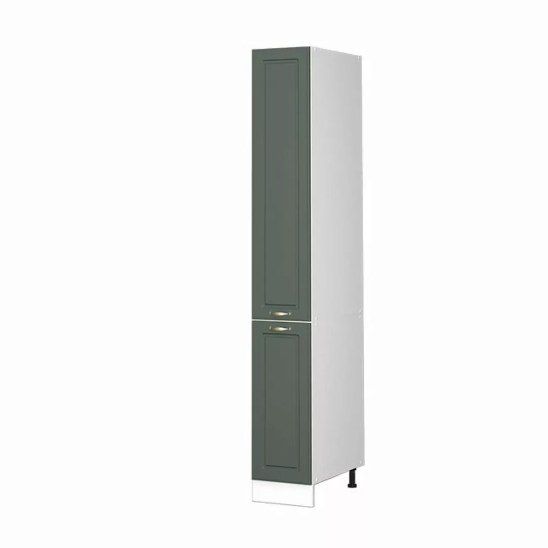 Vicco Hochschrank Fame-Line, Grün-Gold Landhaus/Weiß, 30 cm günstig online kaufen