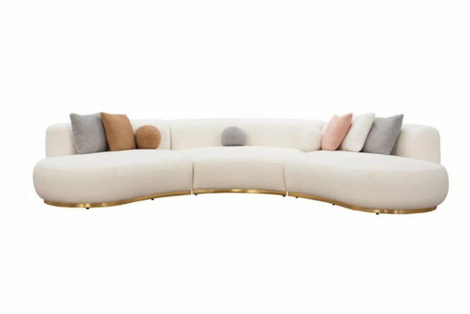 JVmoebel Sofa, Wohnlandschaft Couch xxl Sofa Big Couchen Ovale Eckgarnitur günstig online kaufen