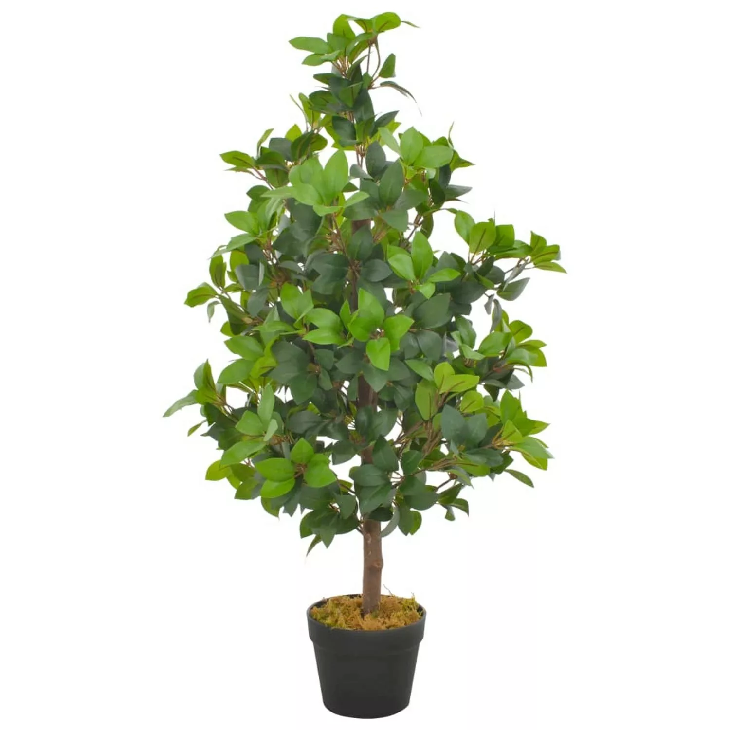 furnicato Künstliche Pflanze Lorbeerbaum mit Topf Grün 90 cm günstig online kaufen