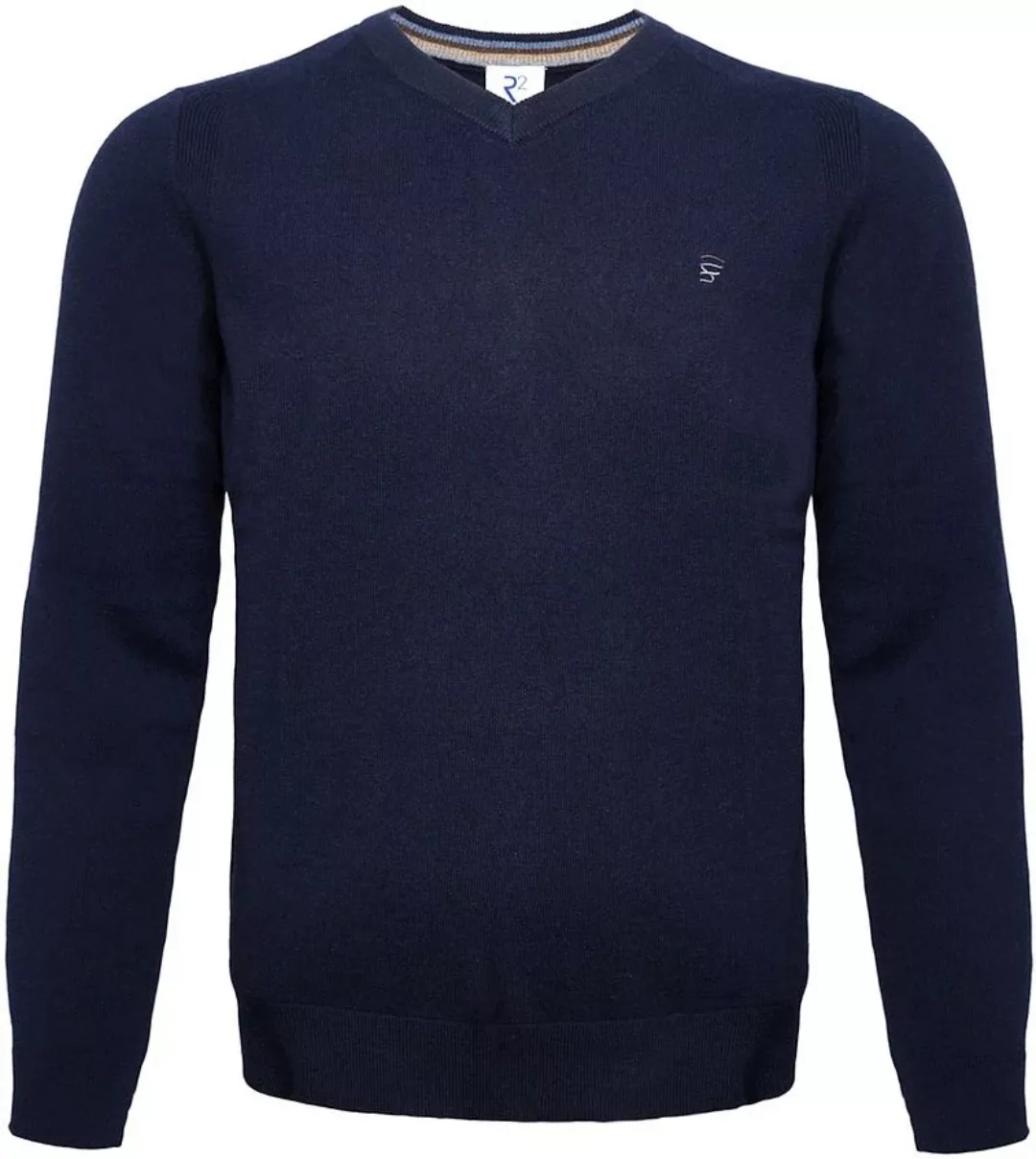 R2 Pullover Merino Wool Navy - Größe XXL günstig online kaufen