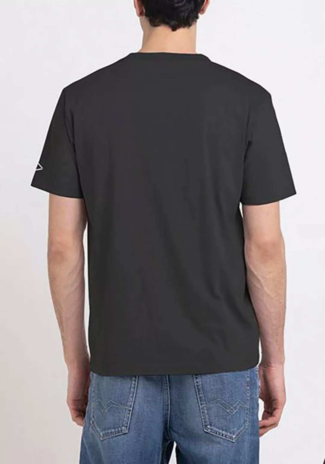Replay Herren Rundhals T-Shirt BASIC - Regular Fit günstig online kaufen