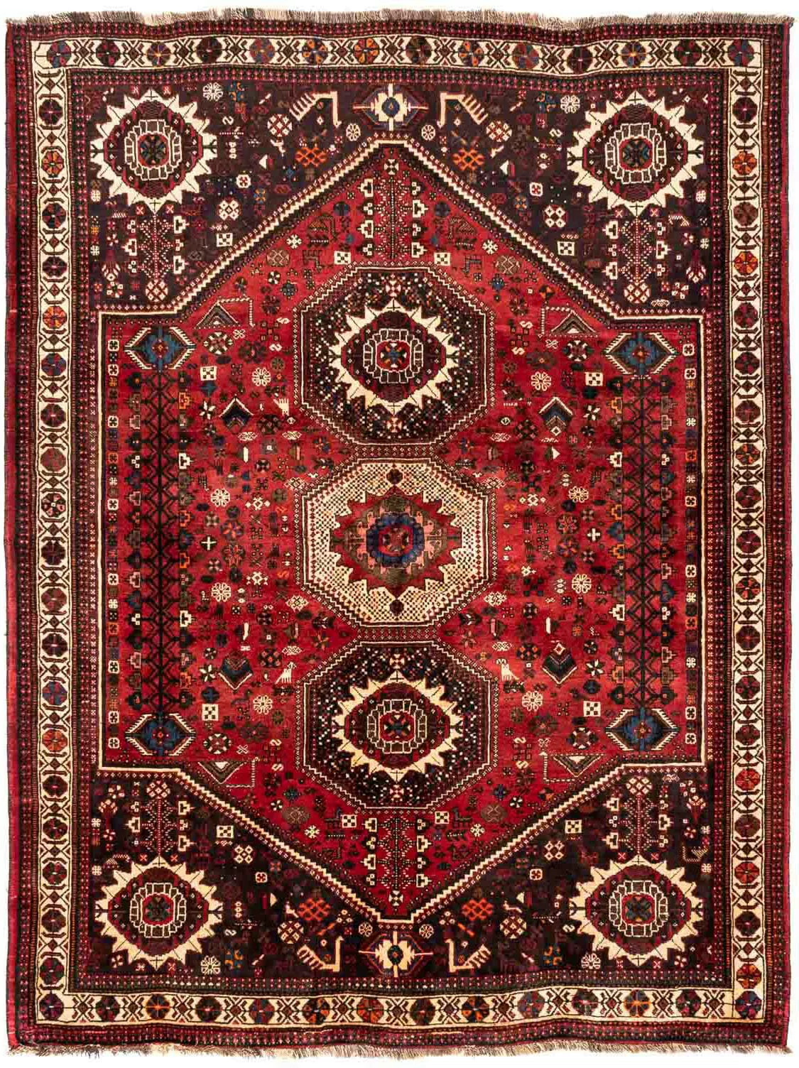 morgenland Wollteppich »Shiraz Medaillon 265 x 170 cm«, rechteckig günstig online kaufen