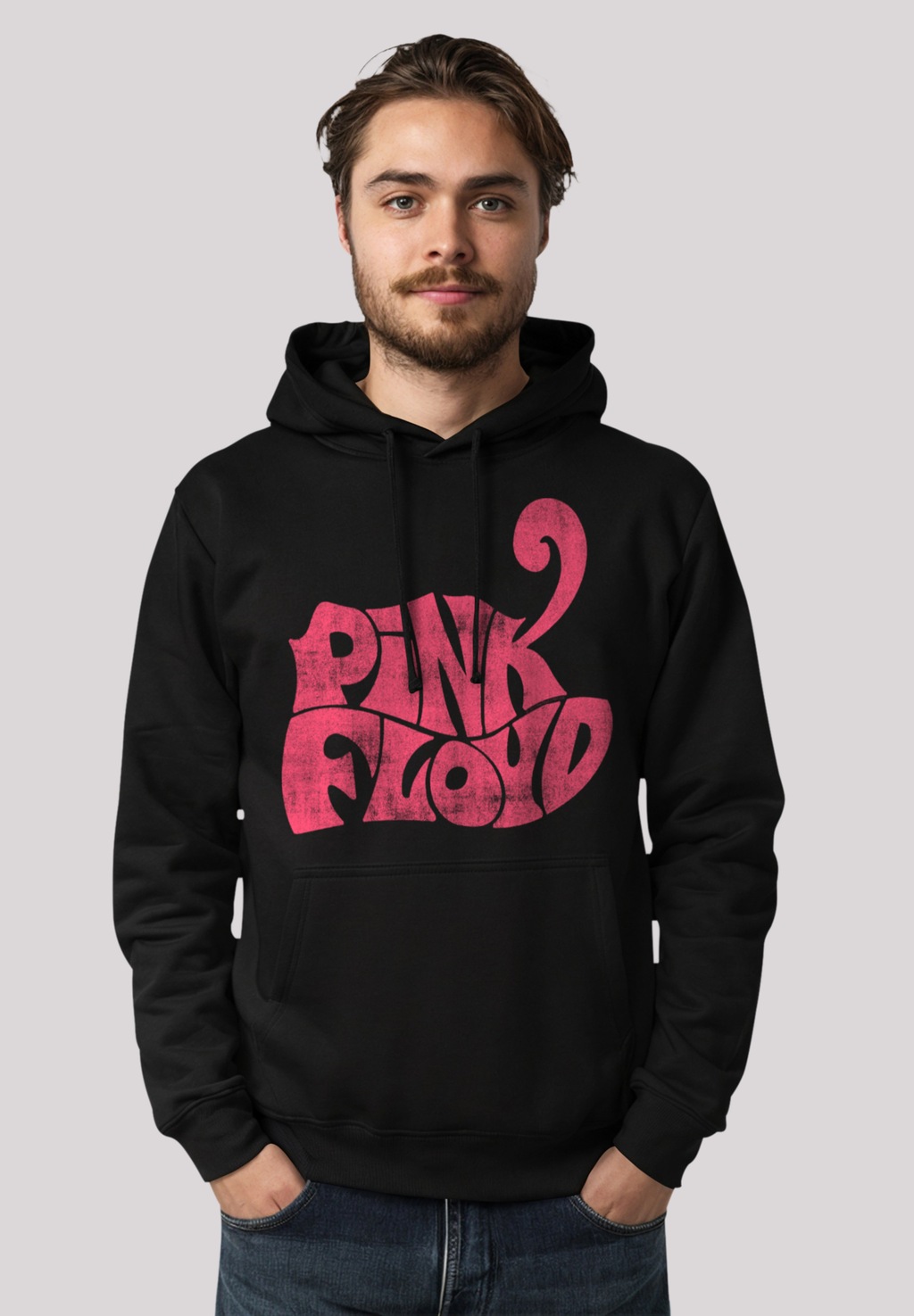 F4NT4STIC Kapuzenpullover "Pink Floyd Retro Logo NAVY", Premium Qualität günstig online kaufen