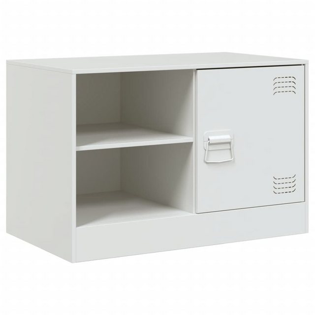 vidaXL TV-Schrank TV-Schrank Weiß 67x39x44 cm Stahl (1-St) günstig online kaufen