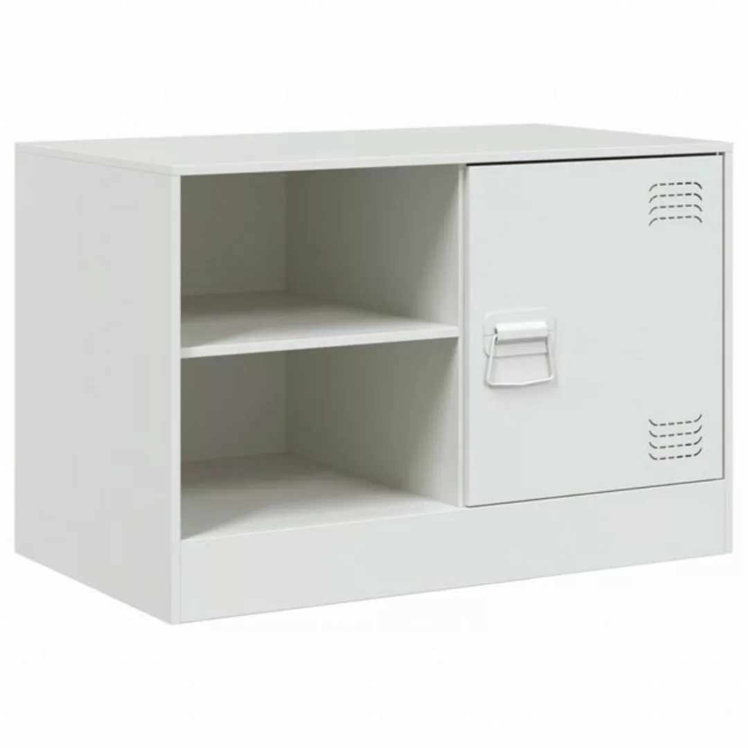 vidaXL Schrankmodule TV-Schrank Weiß 67x39x44 cm Stahl günstig online kaufen