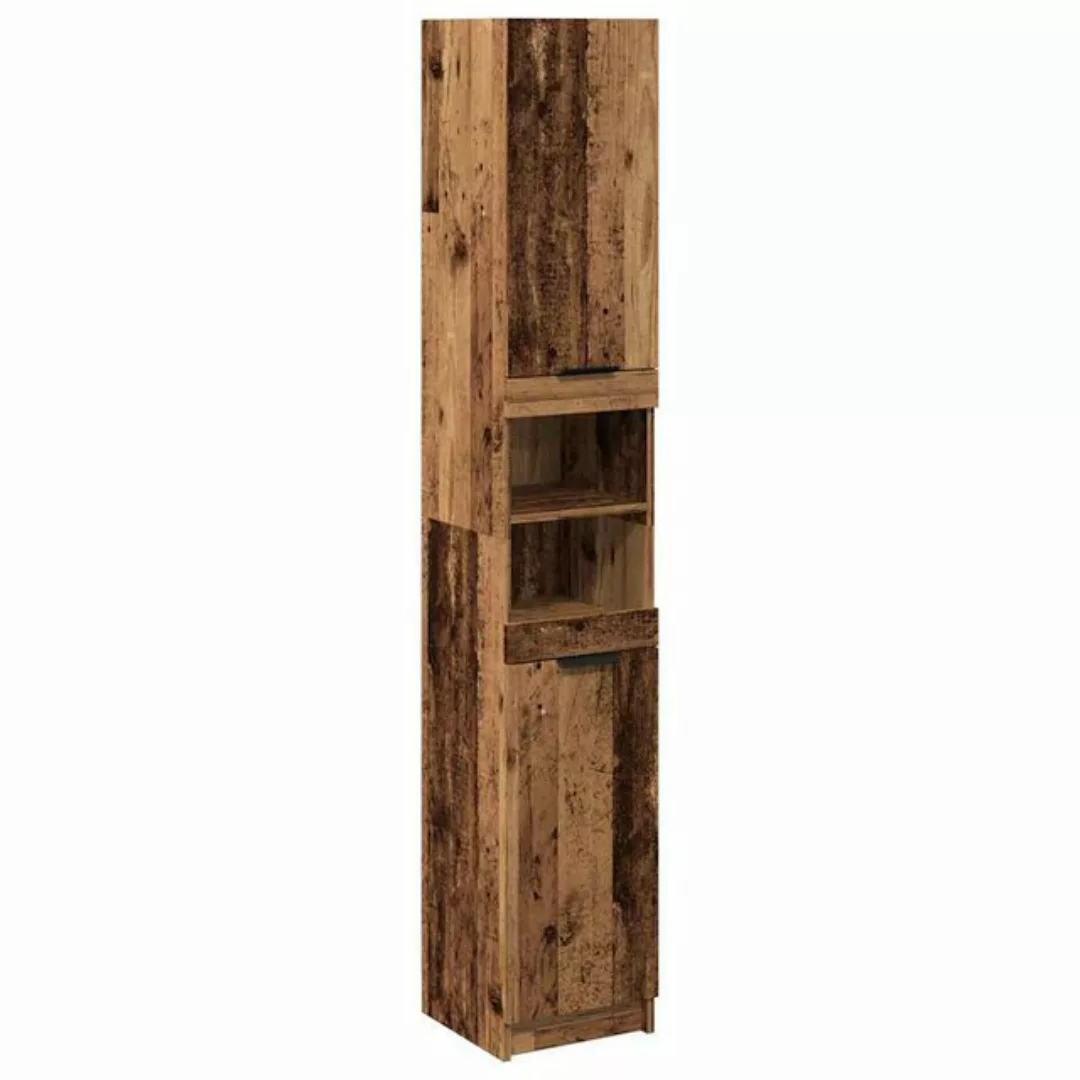 vidaXL Badezimmerspiegelschrank Badschrank Altholz-Optik 32x34x188,5 cm Hol günstig online kaufen