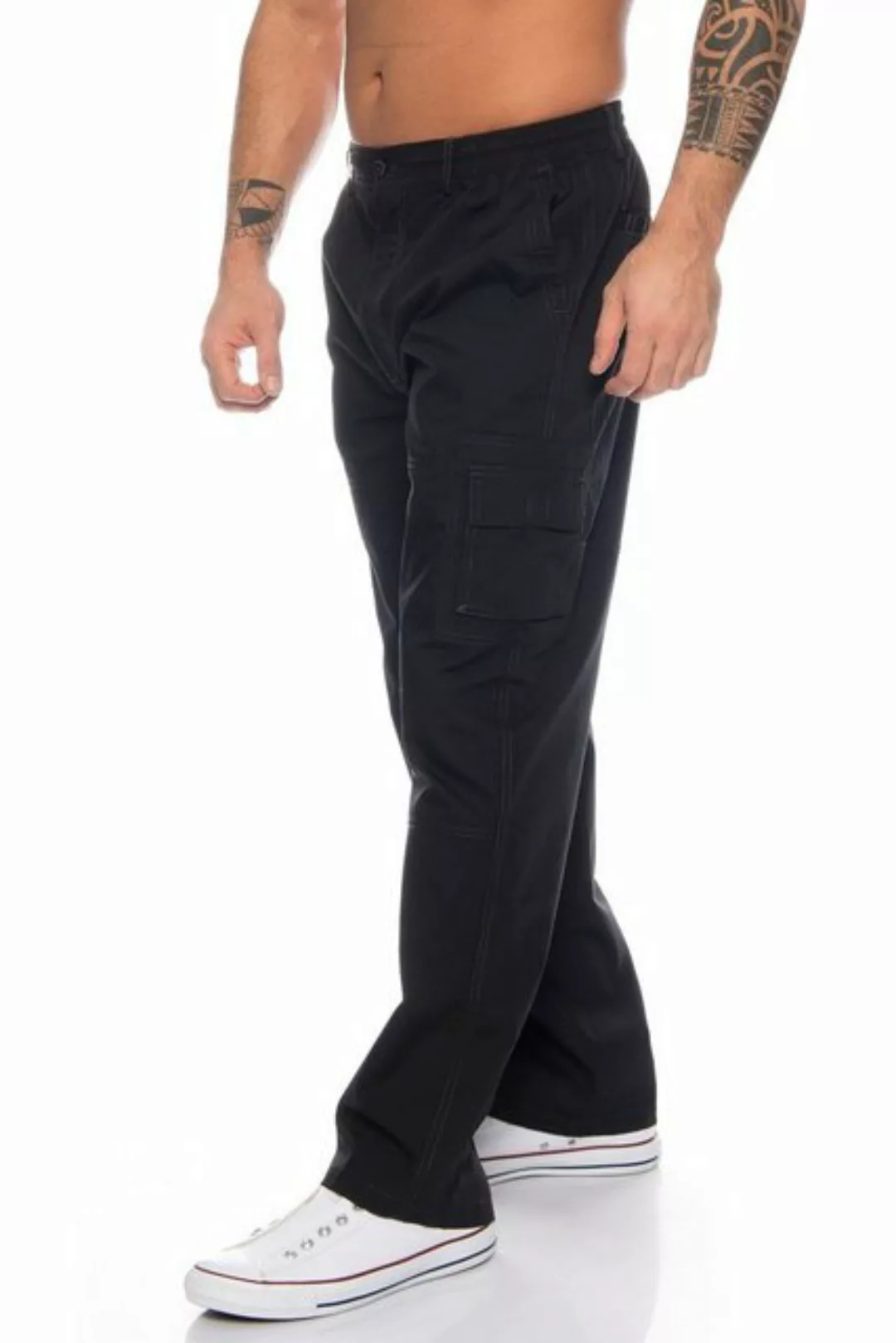 BENK Cargohose Cargo Hose Cargo Pants Unifarbe Arbeitshose Cargohose Dehnbu günstig online kaufen