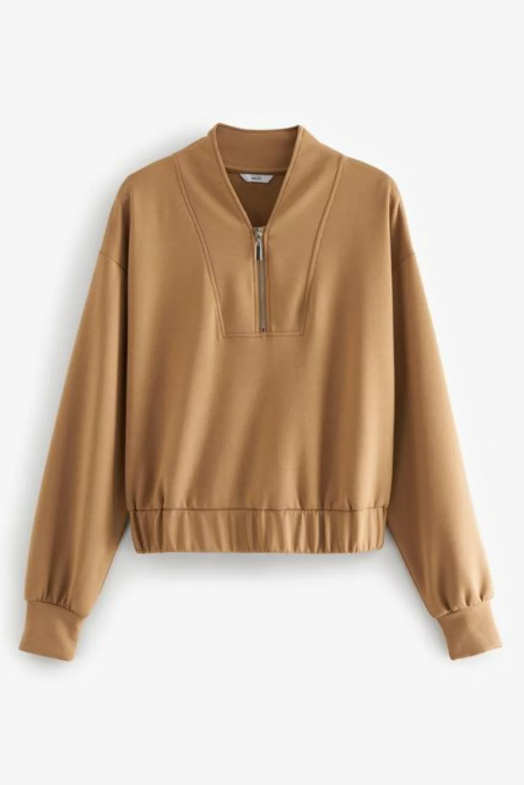 Next Sweatshirt Langärmeliges Sweatshirt-Kleid mit Reißverschluss (1-tlg) günstig online kaufen