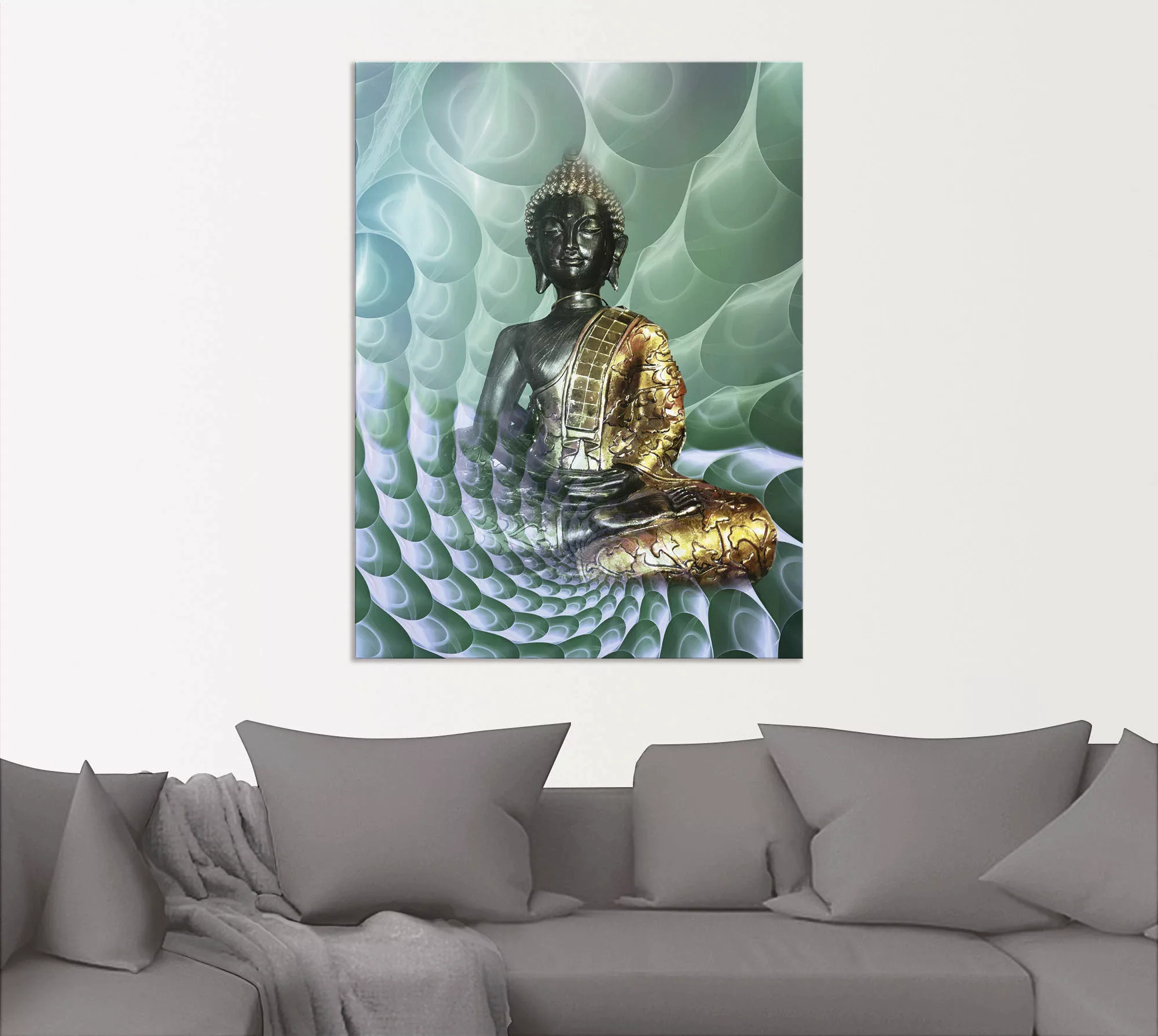 Artland Wandbild "Buddhas Traumwelt CB", Religion, (1 St.), als Alubild, Ou günstig online kaufen