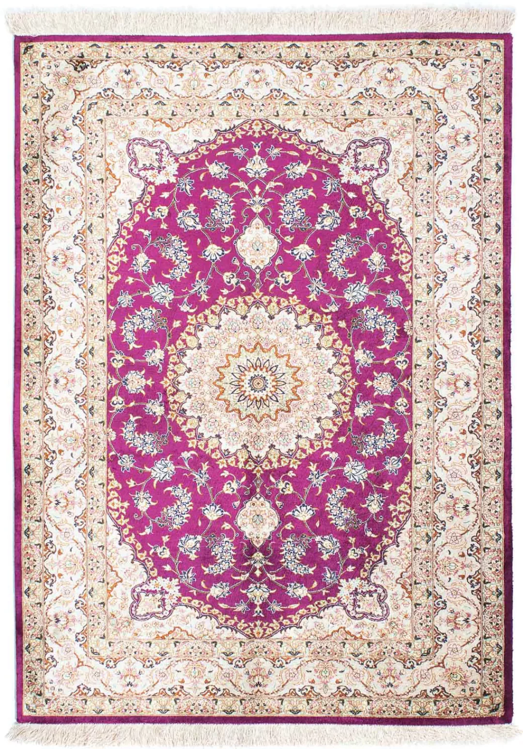 morgenland Orientteppich »Perser - Ghom - 146 x 102 cm - lila«, rechteckig, günstig online kaufen