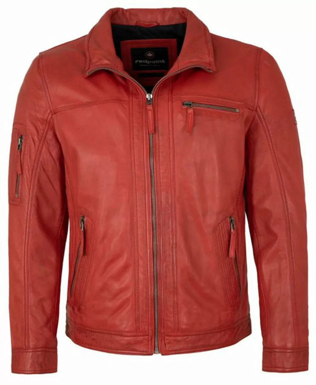 Redpoint Lederjacke Brice Redpoint - Herren Echtleder Lederjacke Lammnappa günstig online kaufen