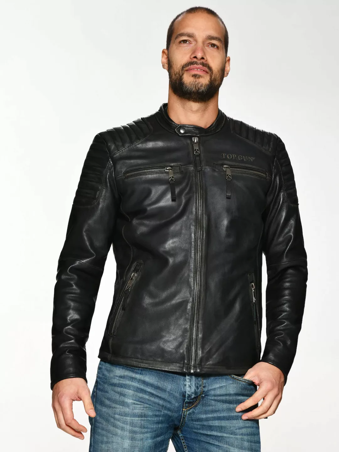 TOP GUN Lederjacke "20193086" günstig online kaufen