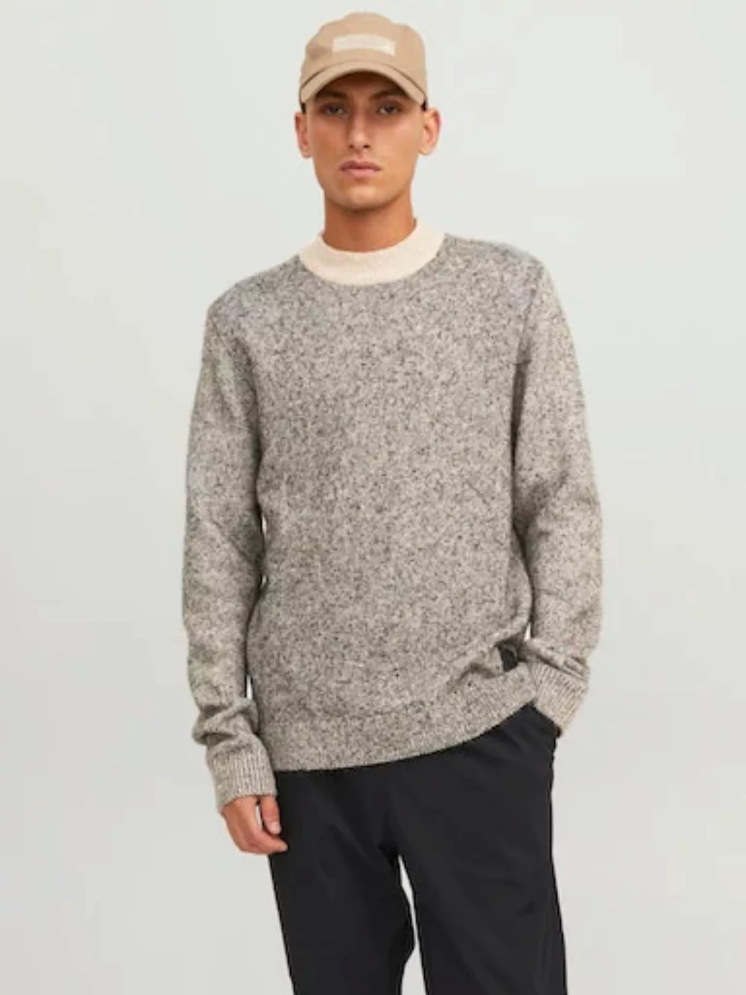 Jack & Jones Rundhalspullover "JCOSPACE KNIT MOCK NECK SN" günstig online kaufen