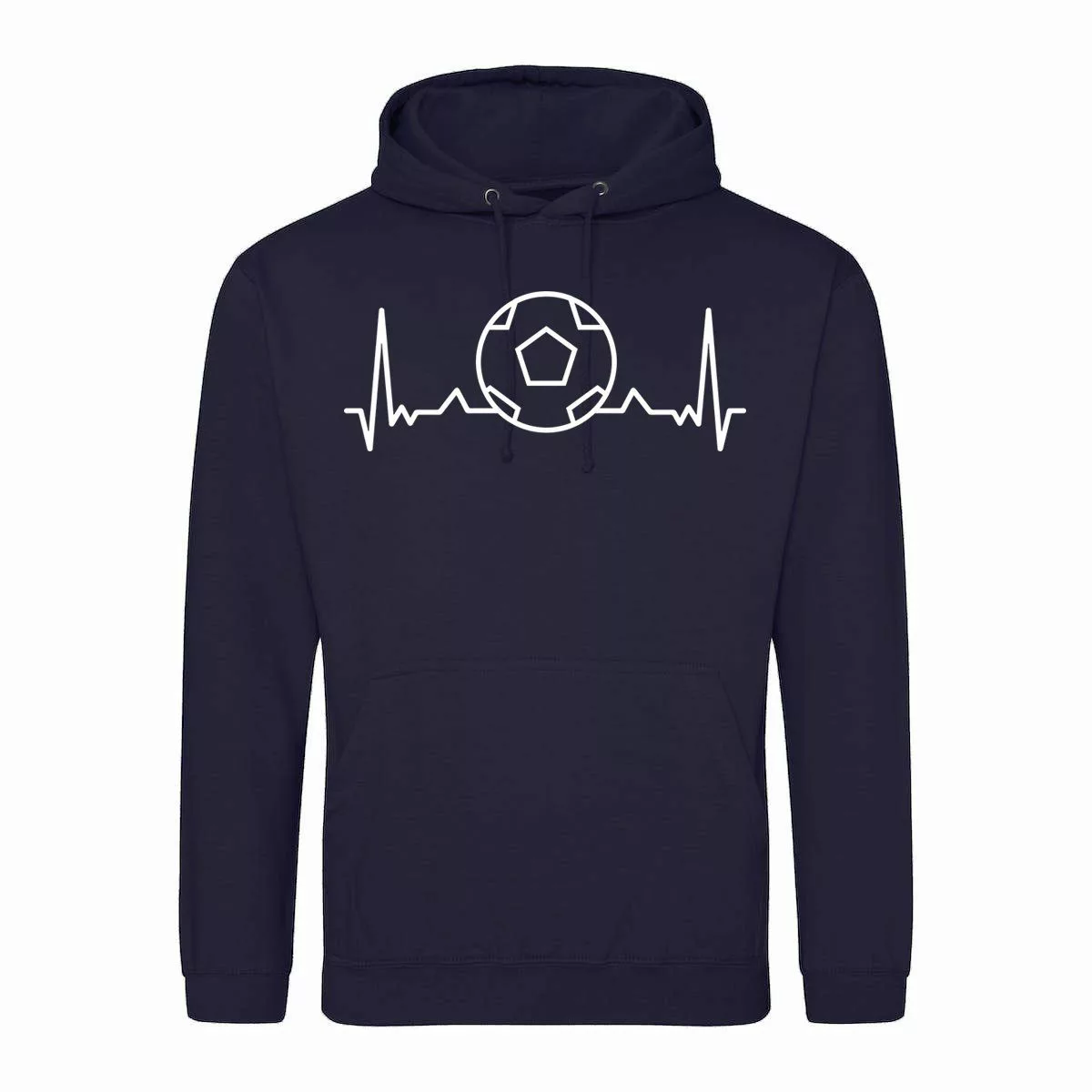 Youth Designz Kapuzenpullover Heartbeat Fußball Herren günstig online kaufen
