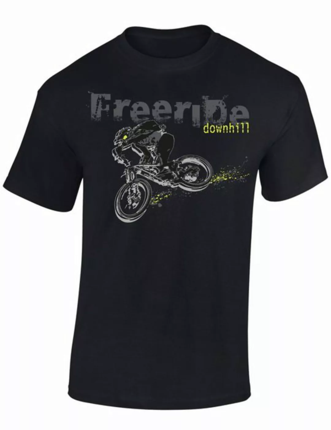 Baddery Print-Shirt Fahrrad T-Shirt : Freeride Downhill - Sport Tshirts Her günstig online kaufen