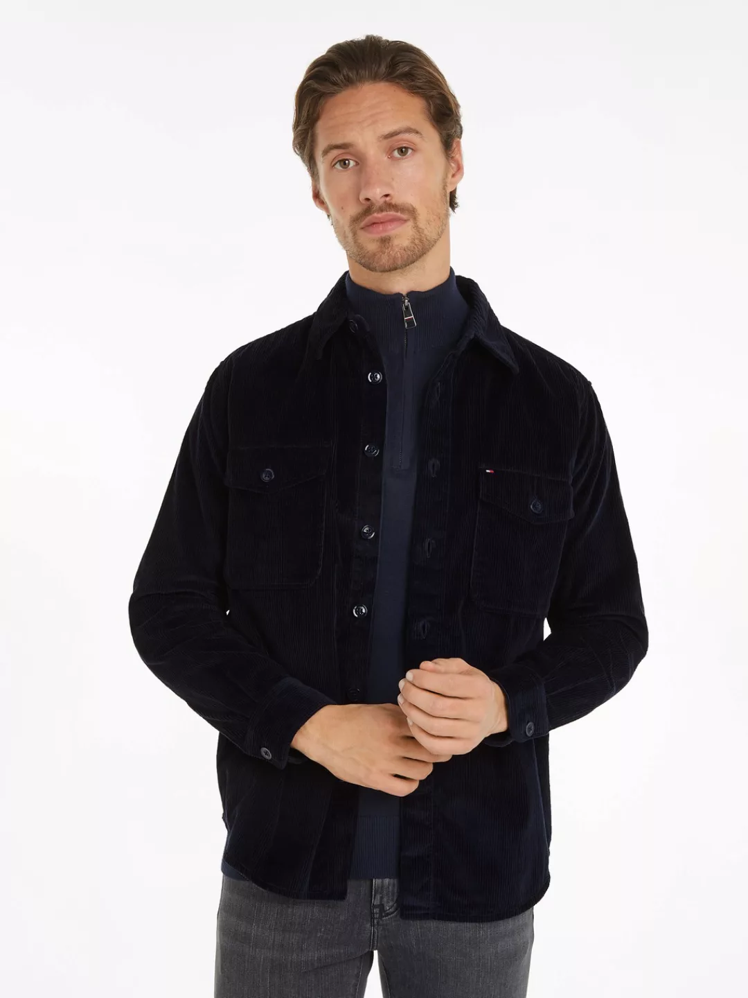 Tommy Hilfiger Hemdjacke "CORDUROY OVERSHIRT" günstig online kaufen