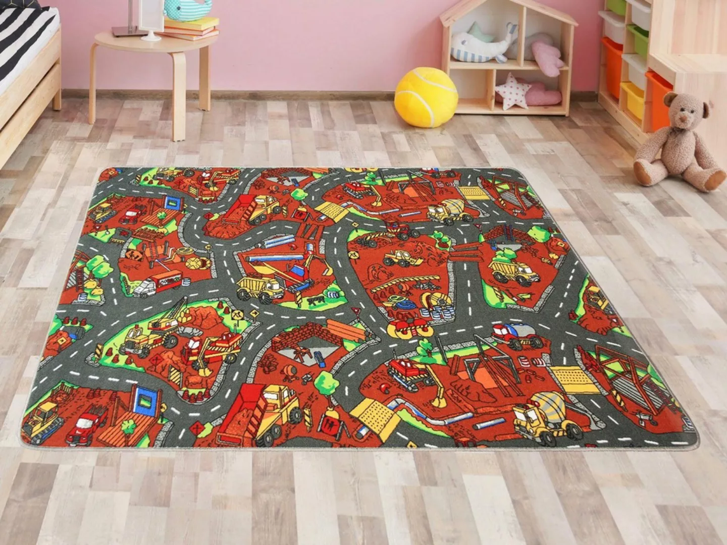 Primaflor-Ideen in Textil Kinderteppich »BAUSTELLE«, rechteckig günstig online kaufen