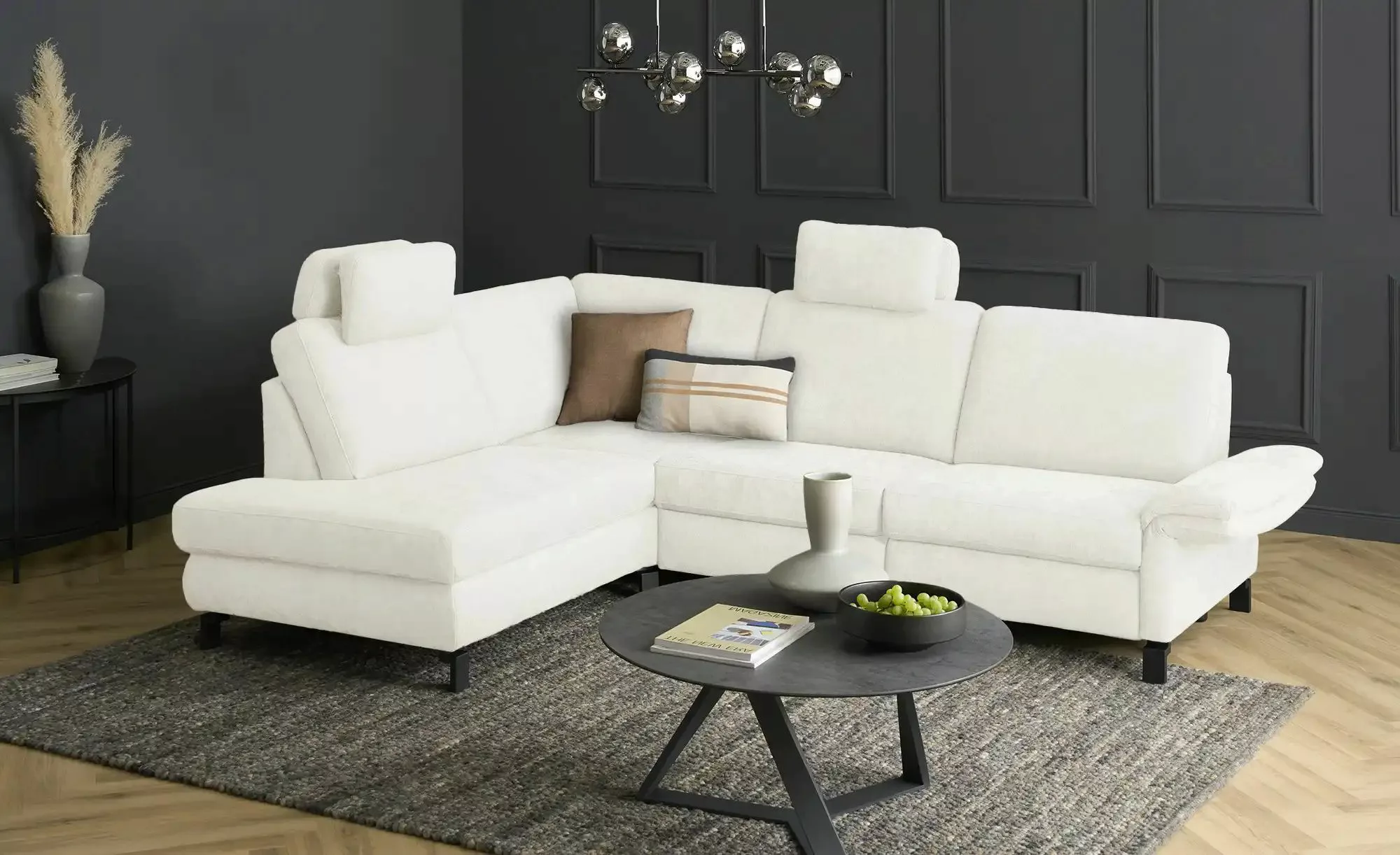 Max Schelling Ecksofa Flachgewebe Maximum Plus ¦ creme ¦ Maße (cm): B: 265 günstig online kaufen