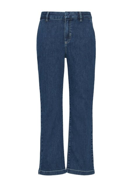 Comma 7/8-Jeans Elastische Jeans mit Flared Leg Waschung günstig online kaufen