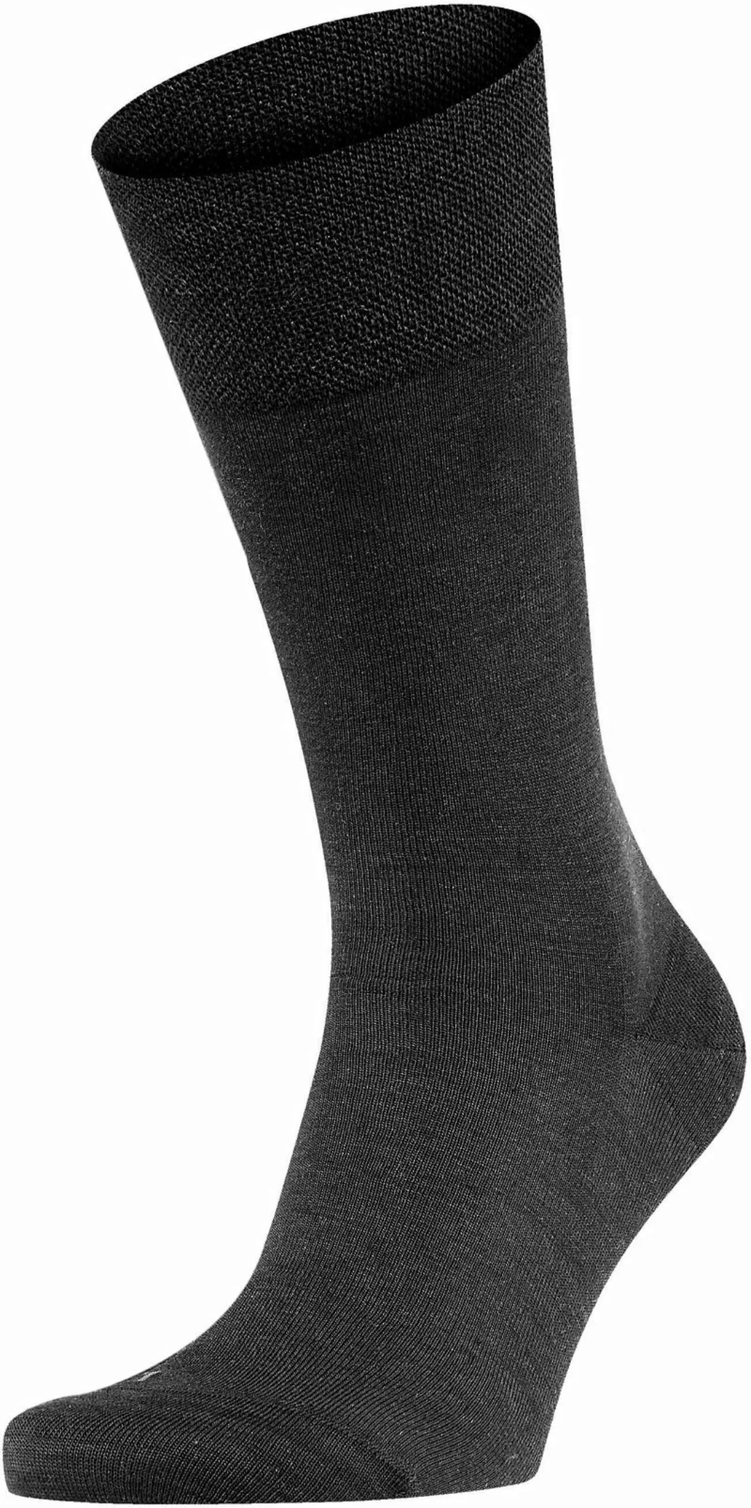 Falke Socke Sensitive Berlin Blend Wolle Schwarz - Größe 43-46 günstig online kaufen