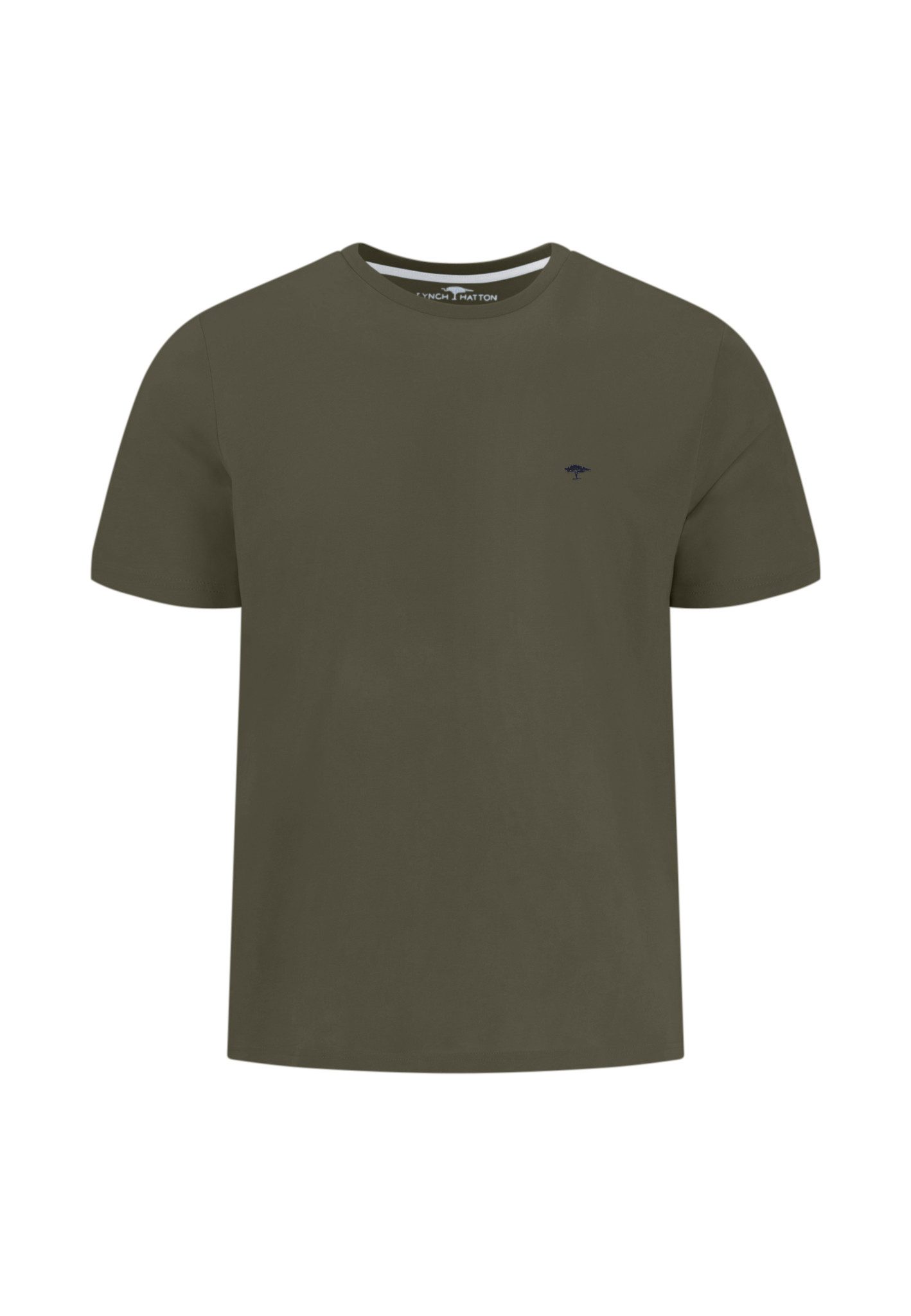 FYNCH-HATTON T-Shirt mit Rundhals und Logo-Stickerei günstig online kaufen