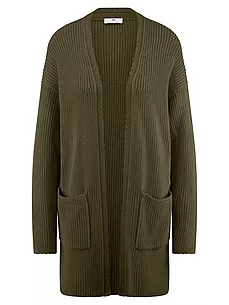 Long-Strickjacke Peter Hahn grün günstig online kaufen