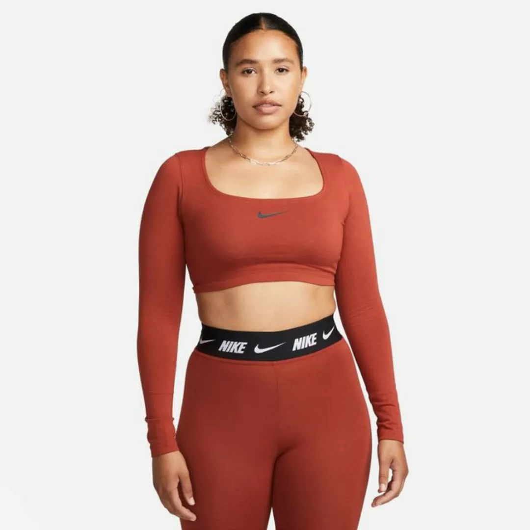 Nike Sportswear Langarmshirt W NSW LS CROP TOP SW günstig online kaufen