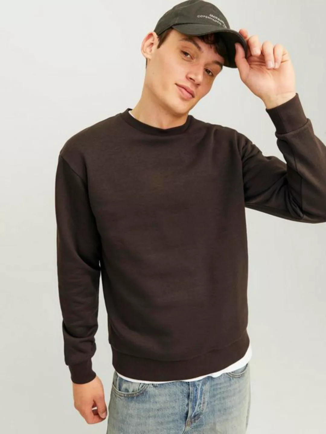 Jack & Jones Sweatshirt JJEBRADLEY SWEAT CREW NOOS günstig online kaufen