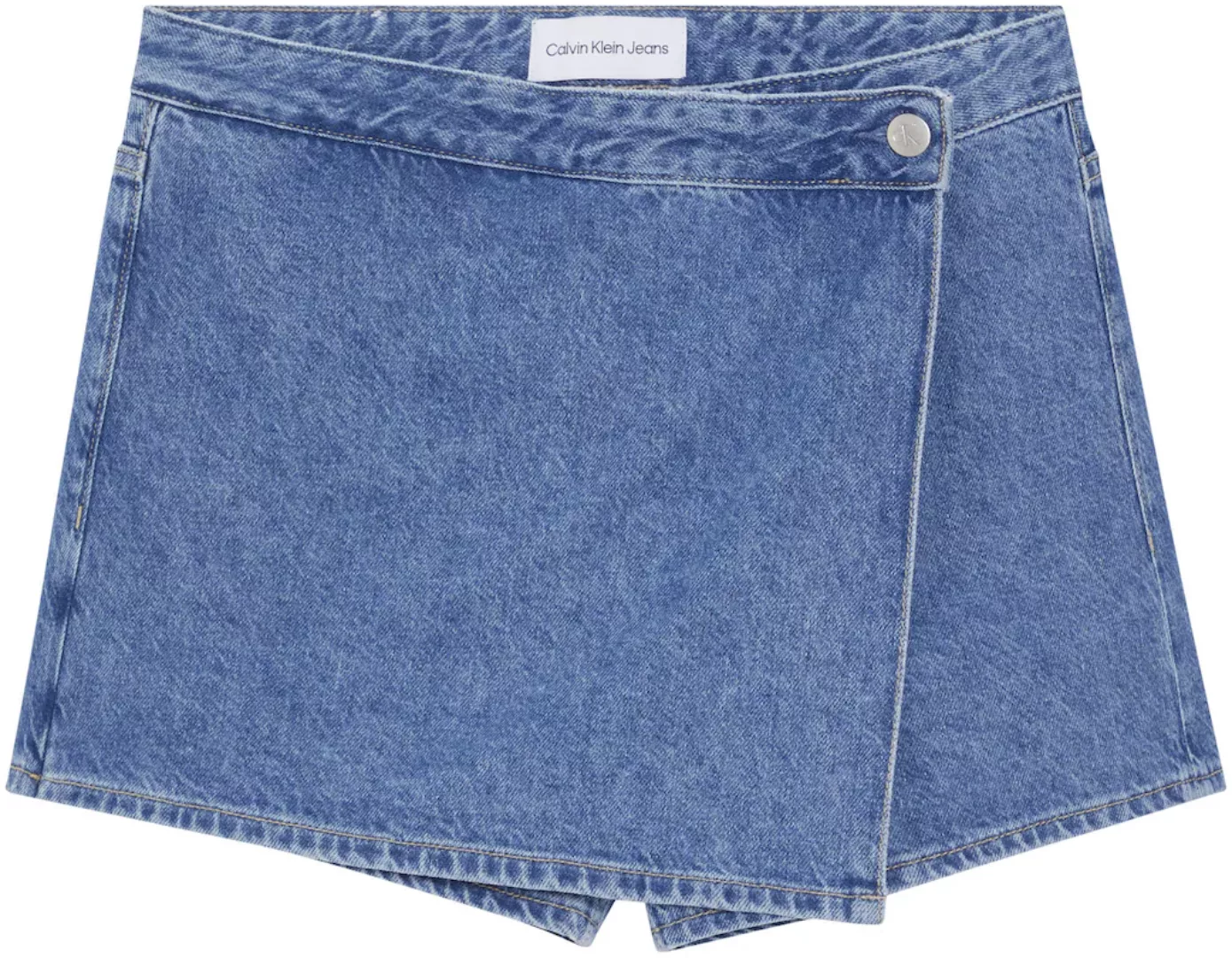 Calvin Klein Jeans Hosenrock "WRAP SKORT", mit Logomarkenlabel günstig online kaufen