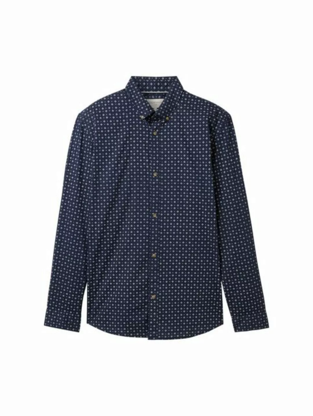 TOM TAILOR Denim Langarmhemd "POPLIN", mit Streifenmuster günstig online kaufen