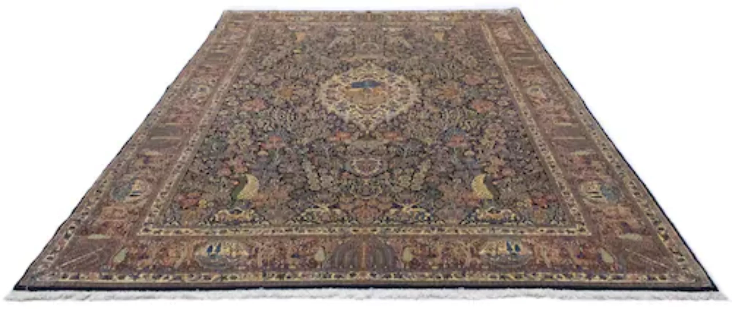 morgenland Teppich »Rafsanjan Teppich handgeknüpft dunkelblau«, rechteckig günstig online kaufen