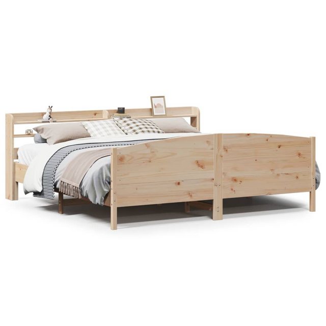 vidaXL Bett, Massivholzbett ohne Matratze 180x200 Kiefernholz günstig online kaufen