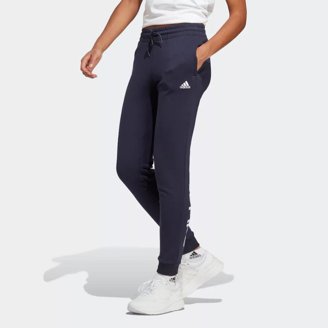 adidas Sportswear Sporthose "ESSENTIALS LINEAR FRENCH TERRY CUFFED HOSE", ( günstig online kaufen