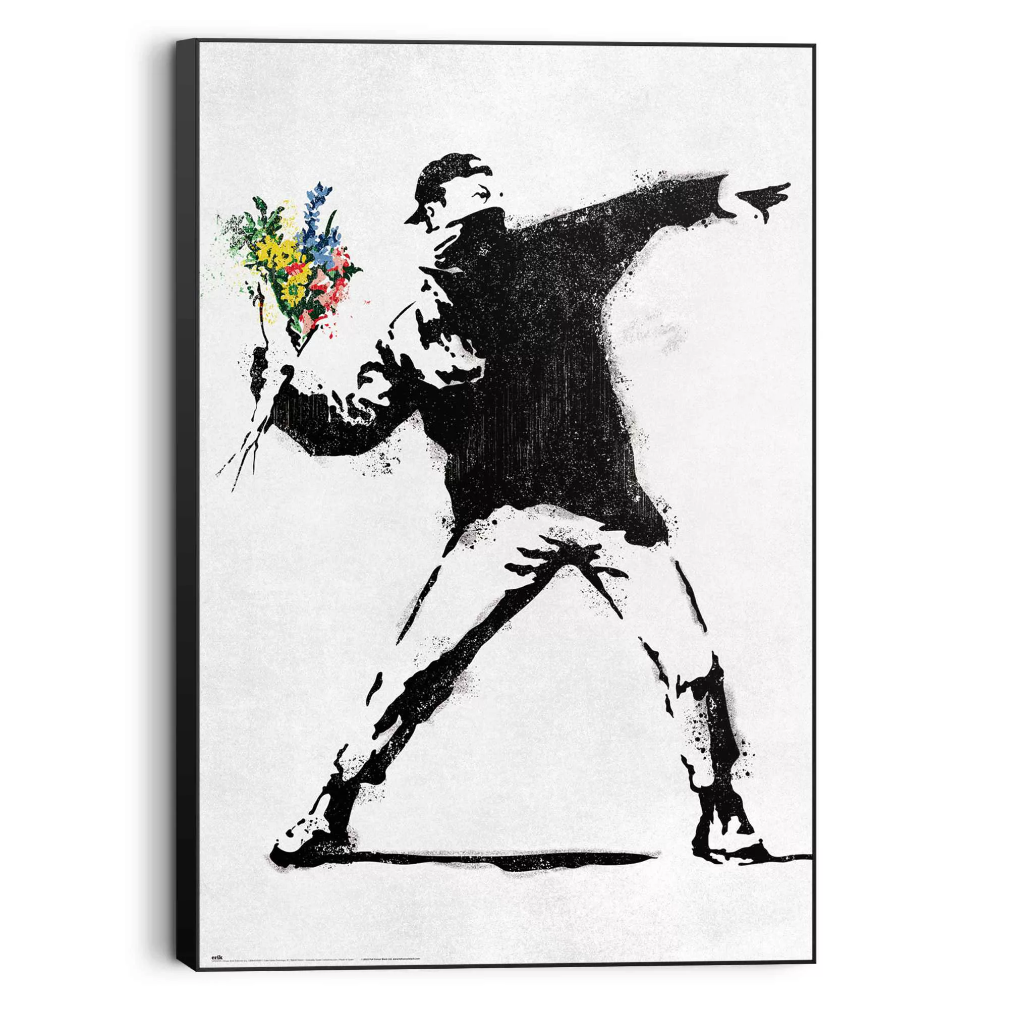 Reinders Wandbild "Banksy - flower bomber" günstig online kaufen