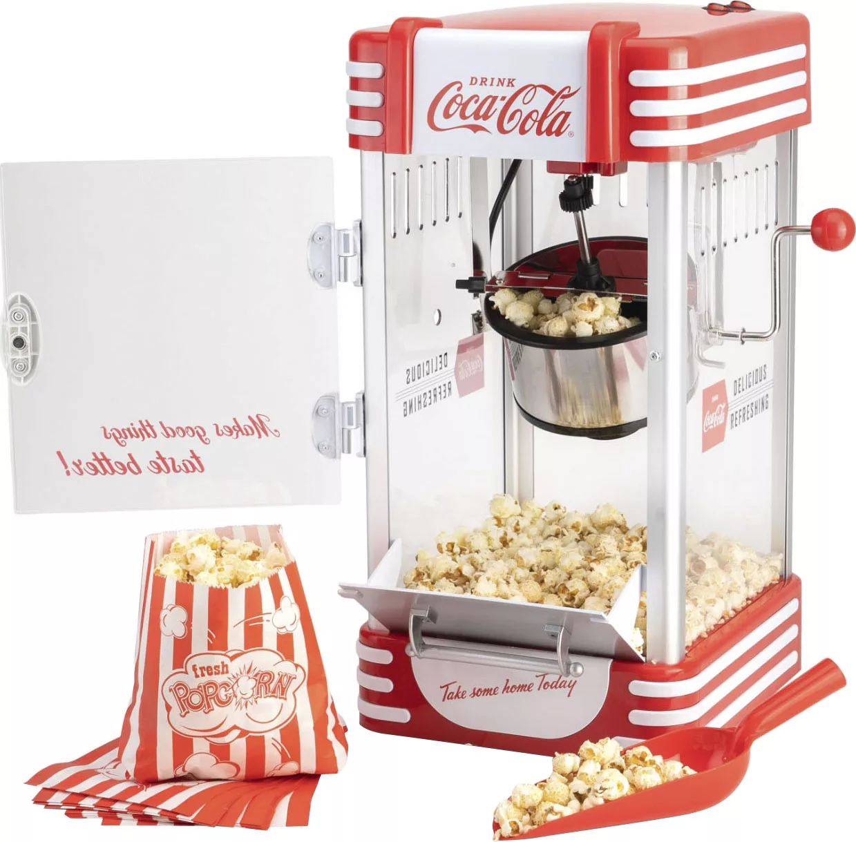 SALCO Popcornmaschine »Coca-Cola SNP-27CC«, Großer Zubereitungsbehälter von günstig online kaufen