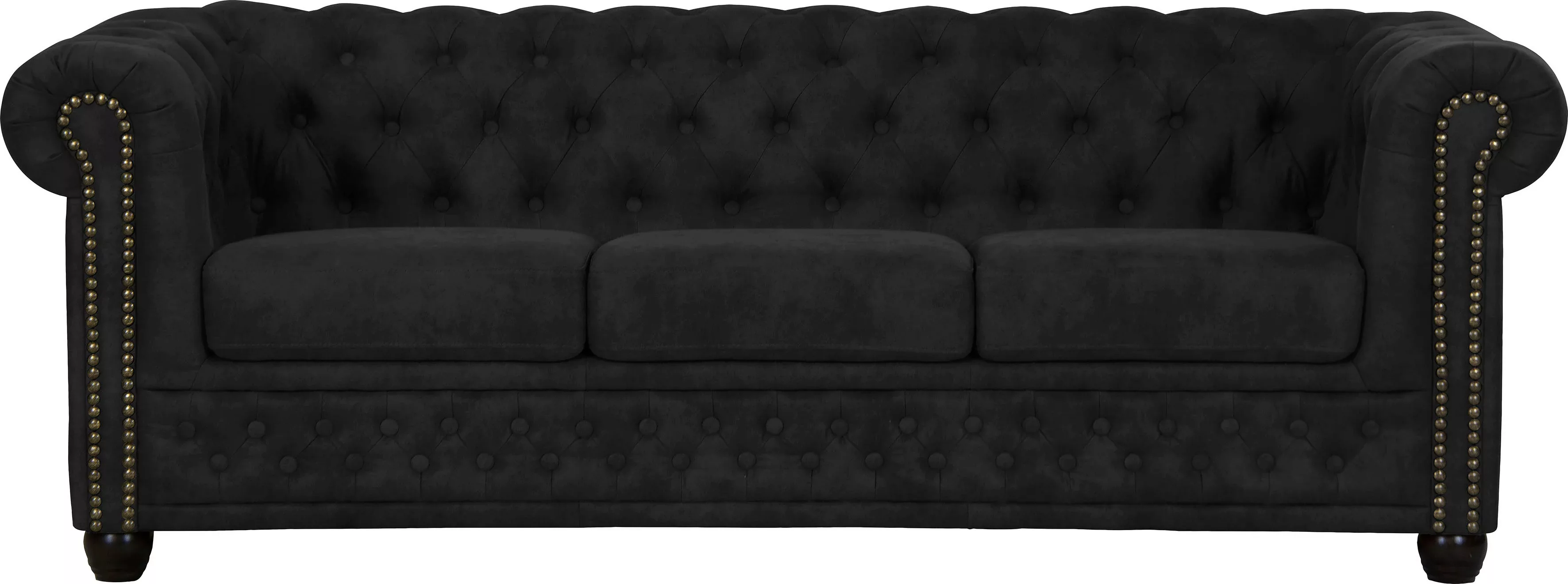 Home affaire Chesterfield-Sofa "Rysum", Chesterfield-Optik, in 2 Bezugsqual günstig online kaufen