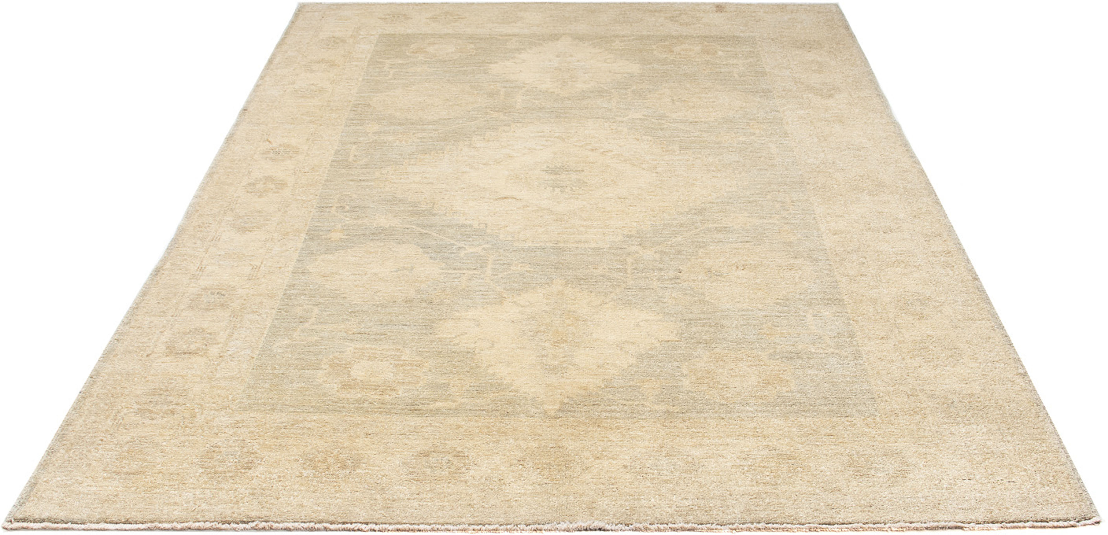 morgenland Orientteppich »Ziegler - 202 x 150 cm - beige«, rechteckig, Wohn günstig online kaufen