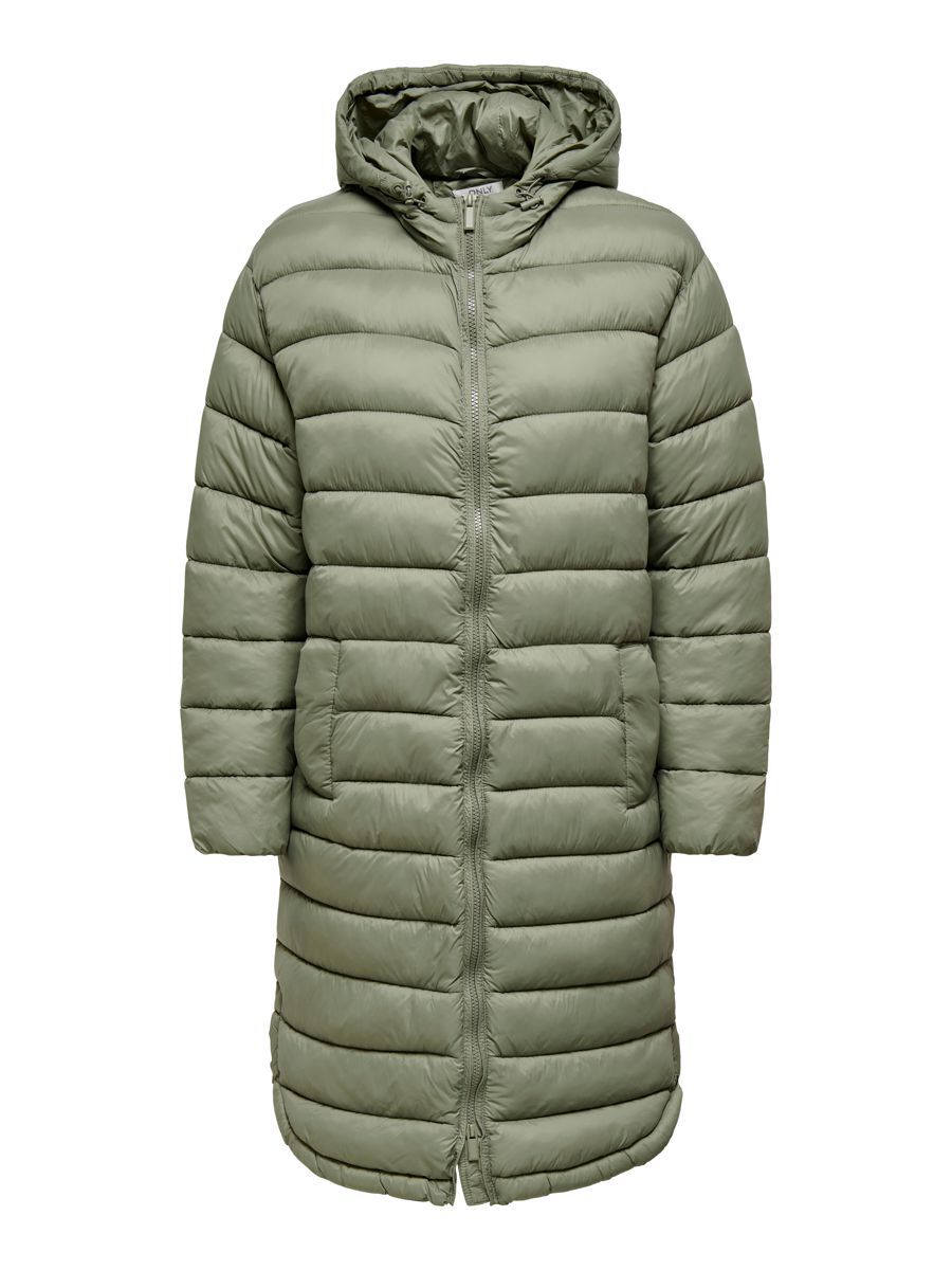 ONLY Oversize Stepp- Mantel Damen Grün günstig online kaufen