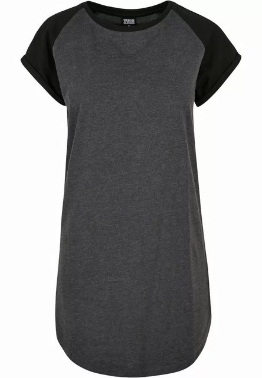 URBAN CLASSICS Shirtkleid Urban Classics Damen Ladies Contrast Raglan Tee D günstig online kaufen