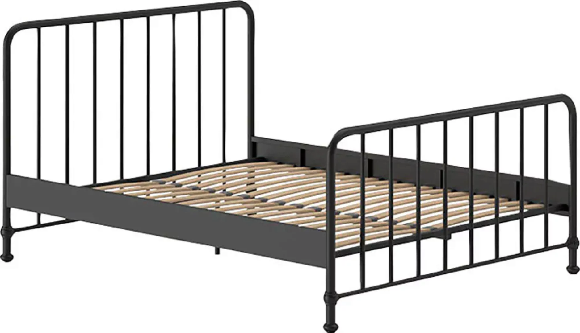 Vipack Metallbett "Bronxx, standfest gebaut, gradlinige Optik in zeitlosem günstig online kaufen
