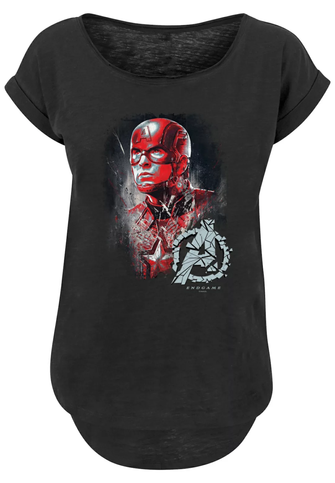 F4NT4STIC T-Shirt "Avengers Endgame Captain America", Damen,Premium Merch,L günstig online kaufen