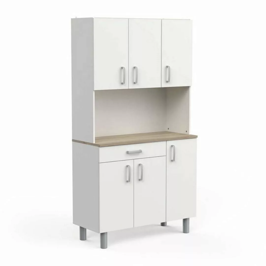 habeig Küchenbuffet Singleküche Küchenschrank Badschrank Küchenregal 206 ex günstig online kaufen