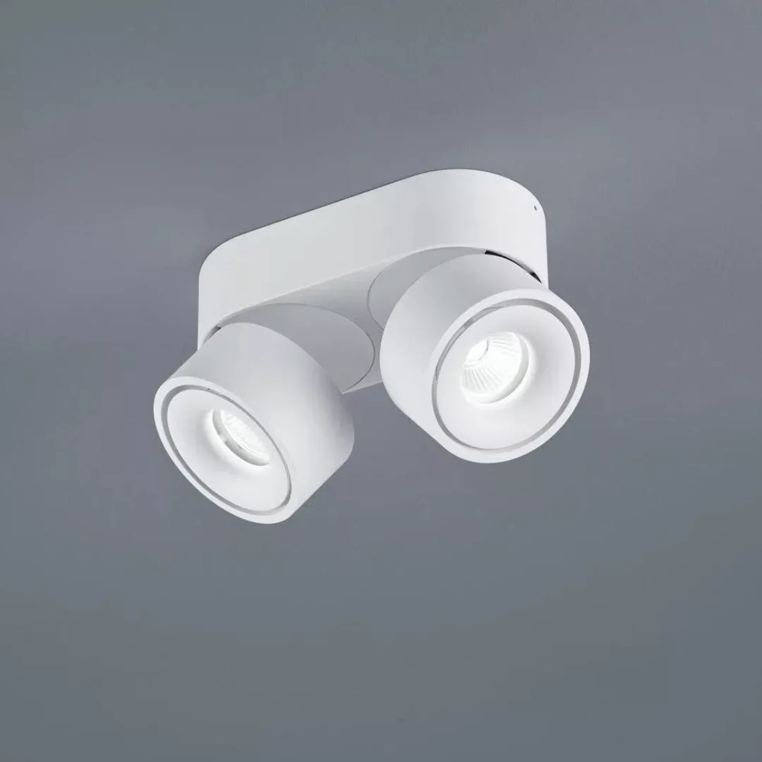 LED Deckenspot Naka in Weiß-matt 2x 15W 2340lm 2x100mm günstig online kaufen