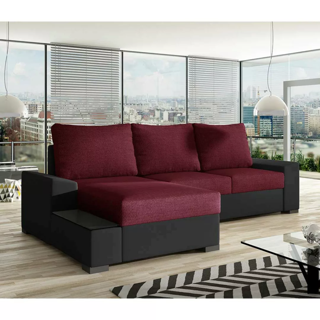 Sofaecke Ecksofa mit Schlaffunktion und Bettkaesten günstig online kaufen