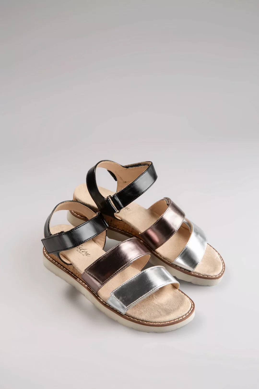 Aniston SHOES Keilsandalette, Sandale, Sommerschuh, Klettschuh, günstig online kaufen
