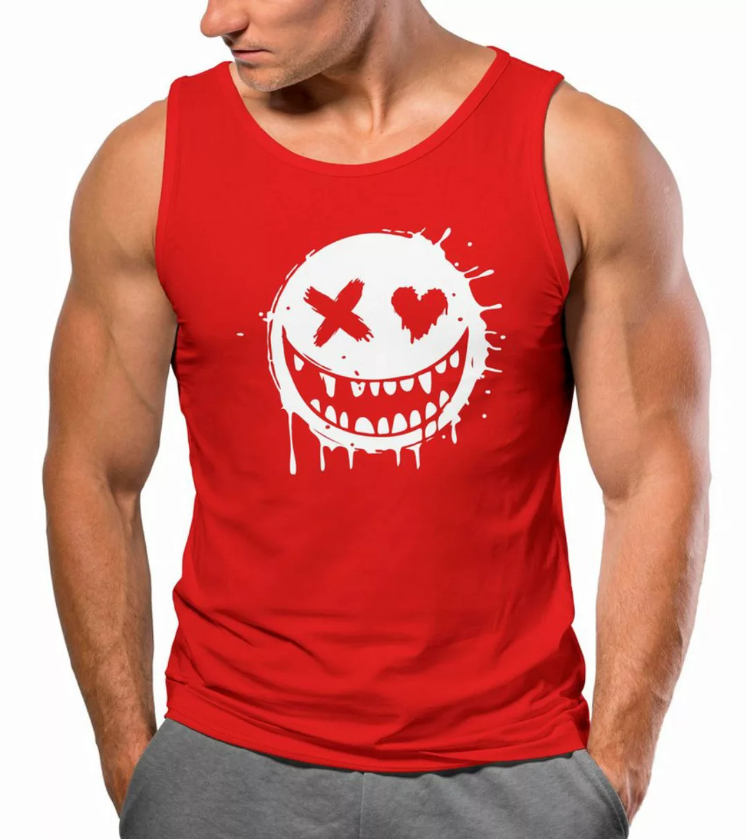 Neverless Tanktop Herren Tank-Top {replace} Muskelshirt mit Print günstig online kaufen