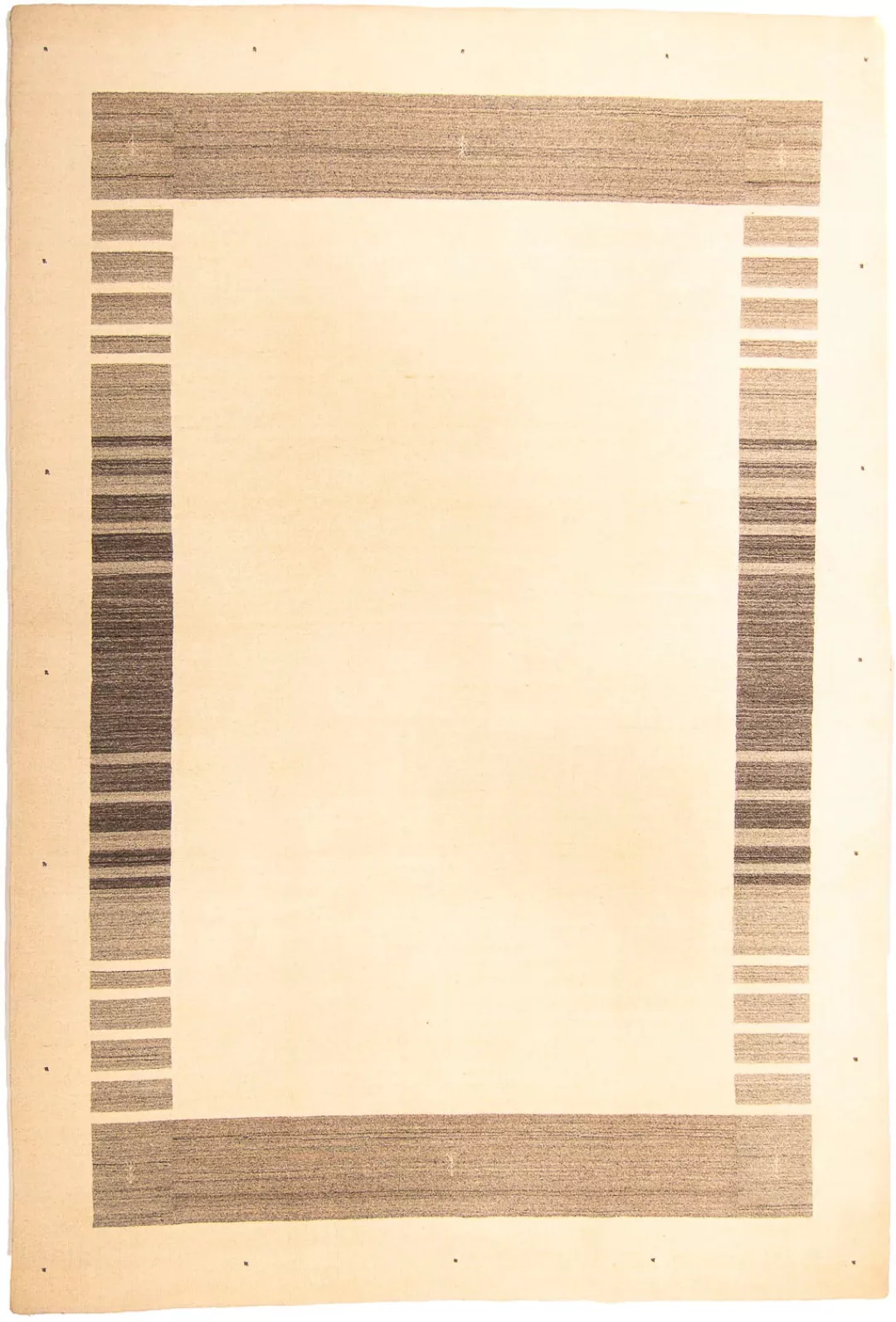 morgenland Wollteppich »Gabbeh - Softy - 296 x 203 cm - beige«, rechteckig, günstig online kaufen