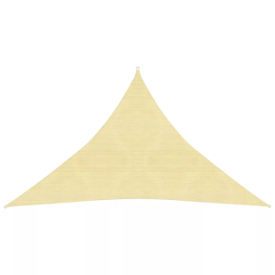 Sonnensegel 160 G/m² Beige 2,5x2,5x3,5 M Hdpe günstig online kaufen