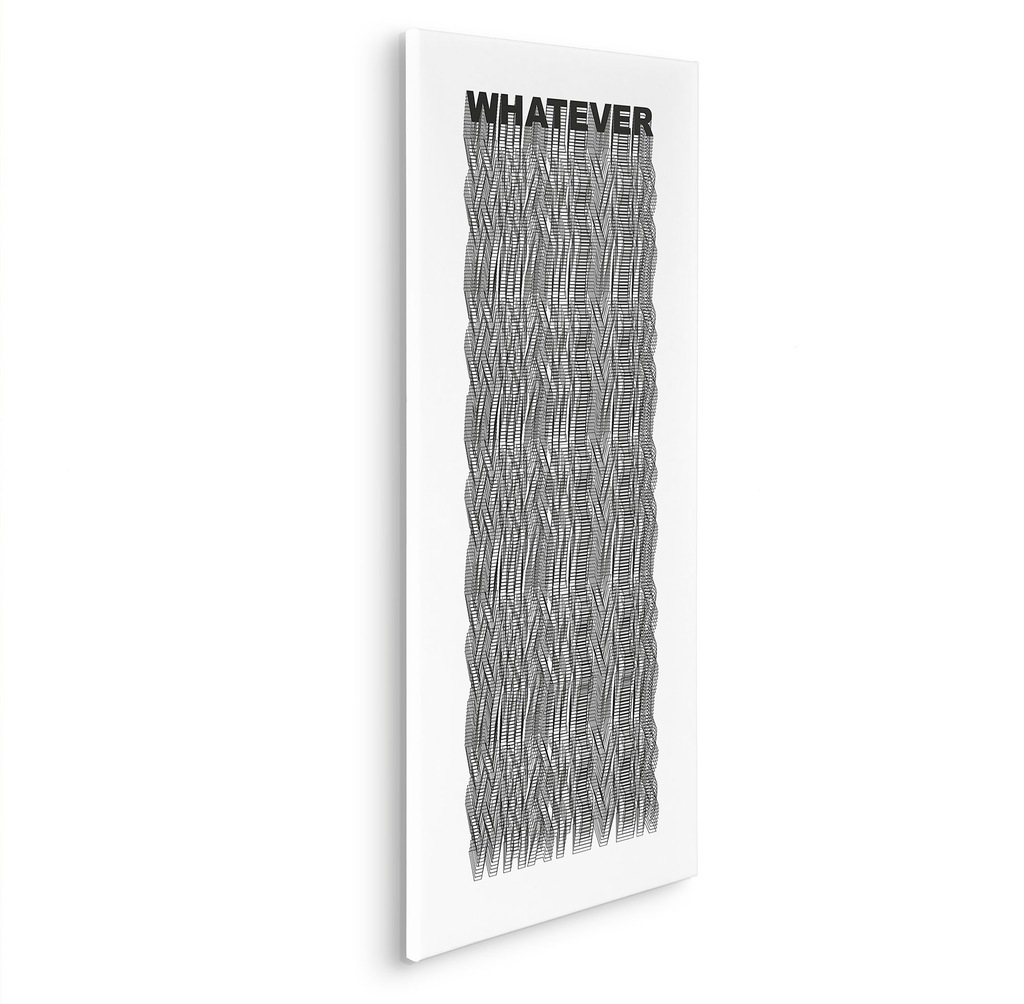 Komar Leinwandbild "Typo Whatever", (1 St.), 40x90 cm (Breite x Höhe), Keil günstig online kaufen