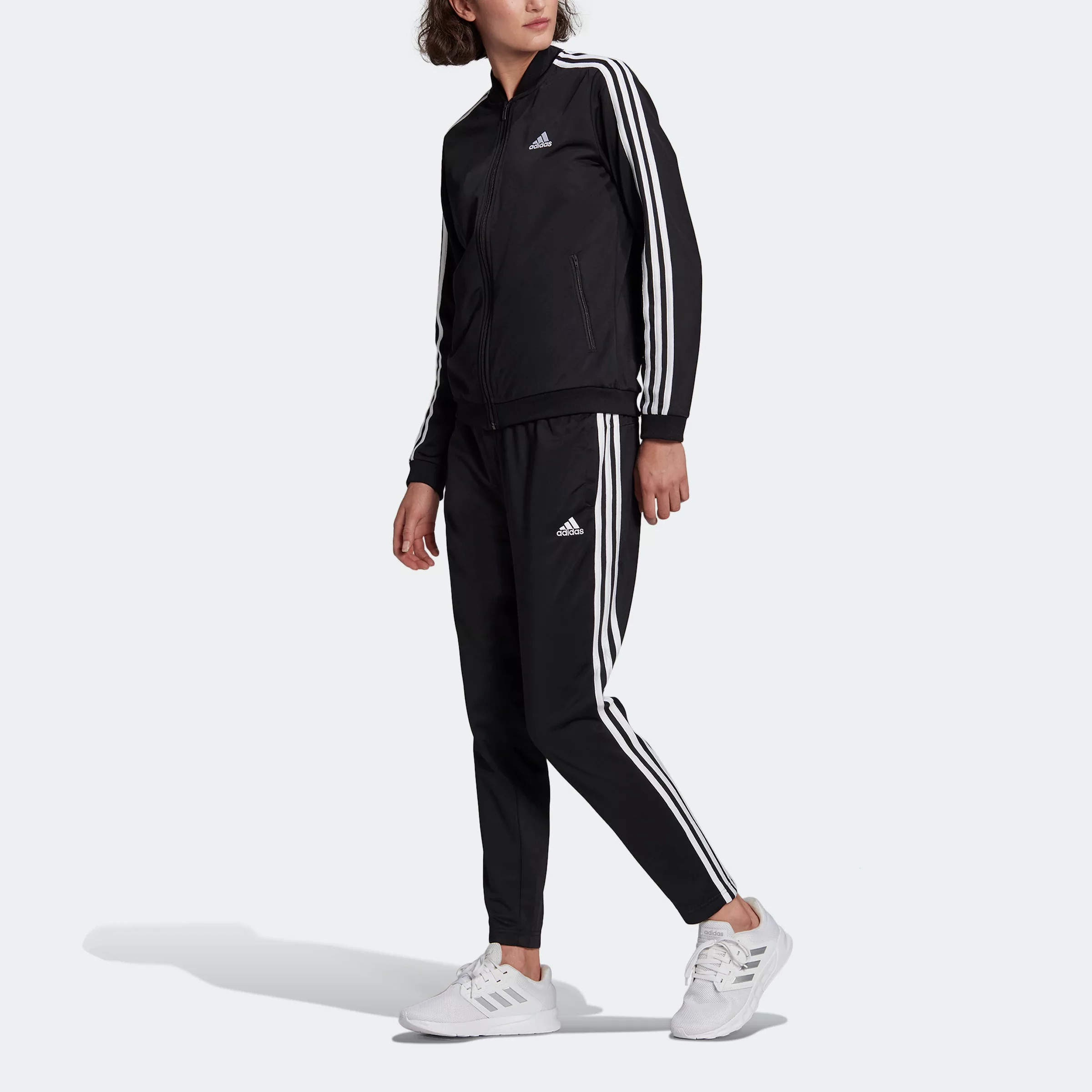 adidas Sportswear Trainingsanzug "ESSENTIALS 3-STREIFEN", (2 tlg.) günstig online kaufen